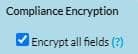 personal information encryption in online forms